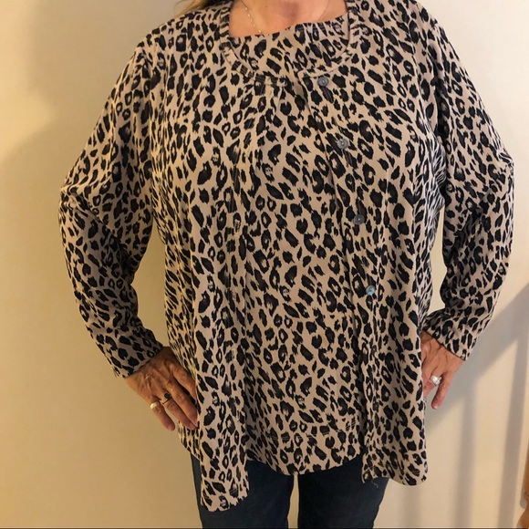 Leopard print top and matching jacket - Picture 4 of 5